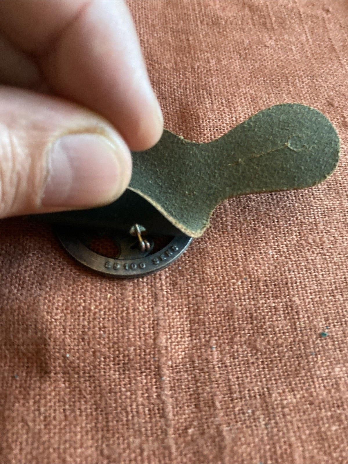 Insigne militaire sur cuir – 12ᵉ Régiment d’Artillerie