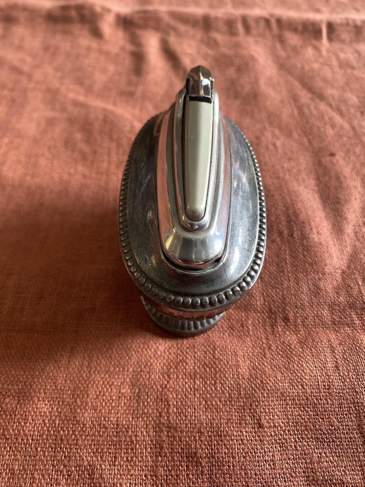 Briquet de table ancien Ronson – métal argenté