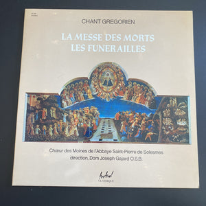 Vinyle 33T Chant grégorien Messe des morts Solesmes