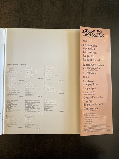 Georges Brassens La Mauvaise Réputation Vinyle LP Philips Chanson FR