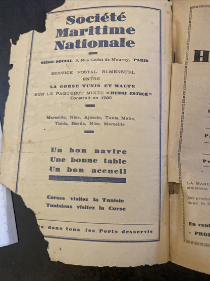Revue ancienne “La Corse Touristique” – Ajaccio – années 1920/30 (n°88)