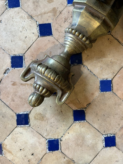 Paire d’appliques en bronze style Louis XVI 3 branches