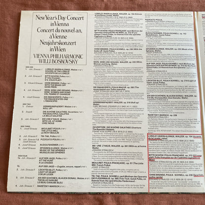 Vinyle 33T Concert du nouvel an Vienne Boskovsky Decca 2LP