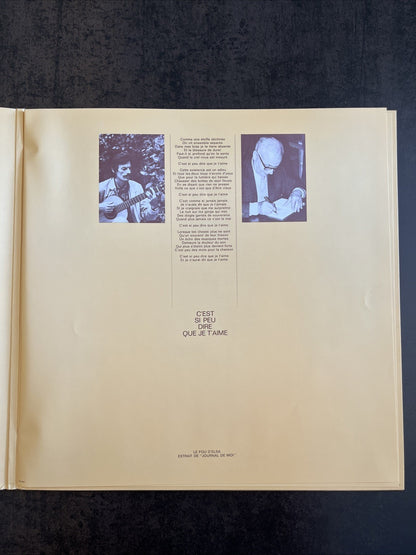 Jean Ferrat Chante Aragon Vinyle LP Barclay Chanson Française Classique