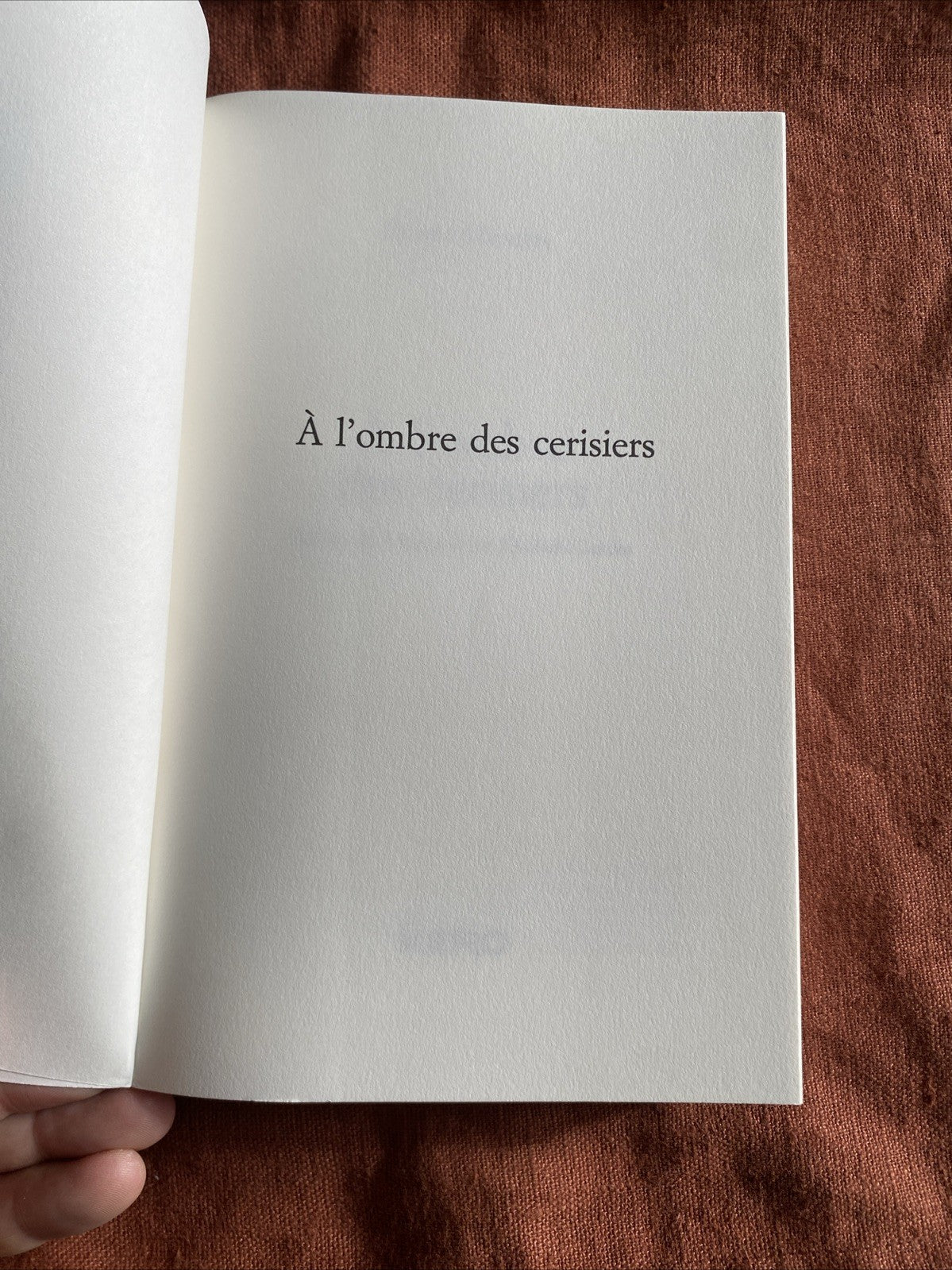 A l’ombre des cerisiers Dörte Hansen pages intérieures roman