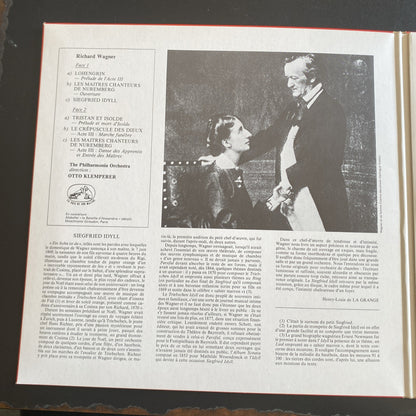 Vinyle 33T Wagner Otto Klemperer Philharmonia Orchestra EMI