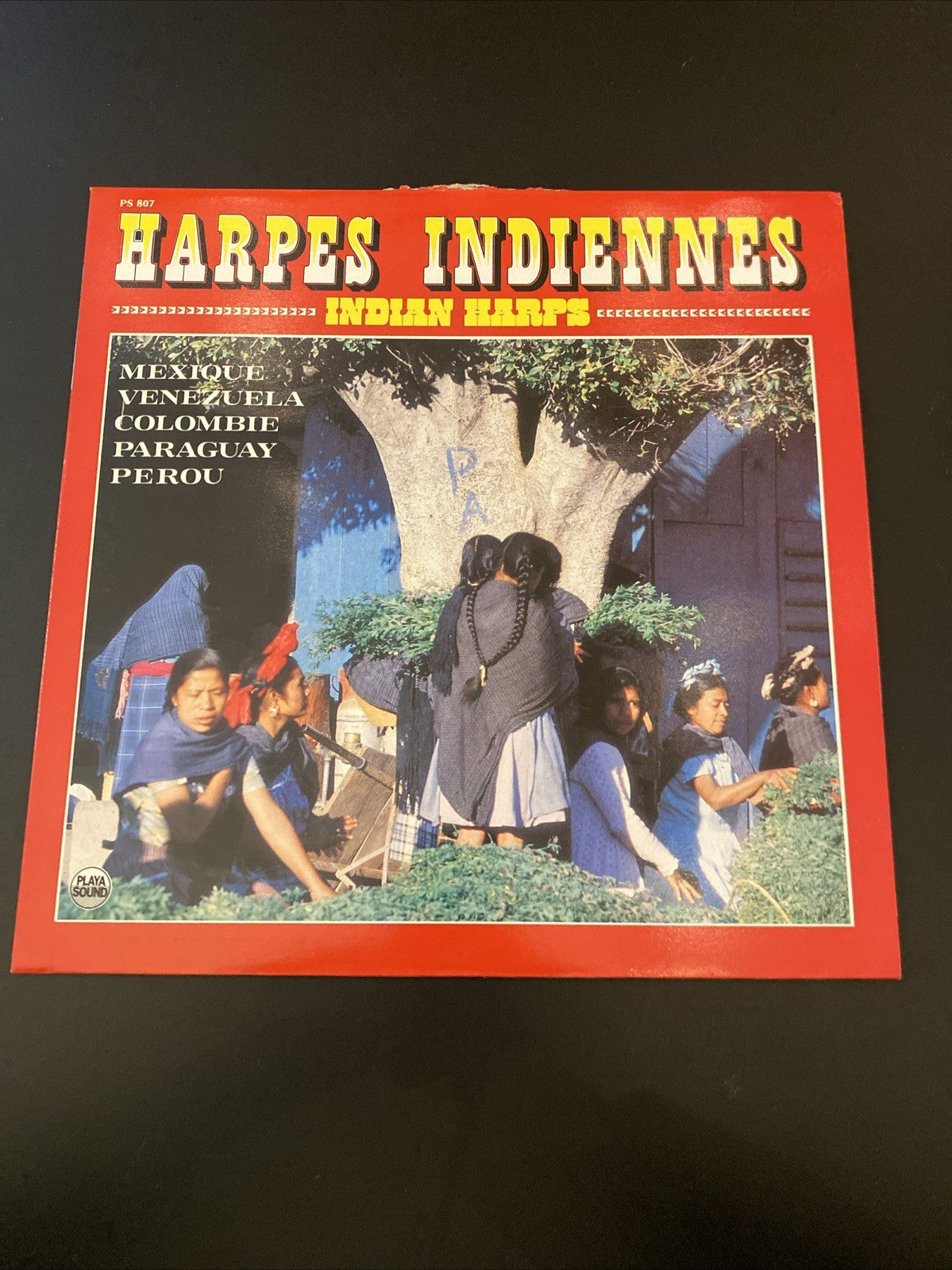 Vinyle Harpes Indiennes – Indian Harps (musique traditionnelle Amérique du Sud)