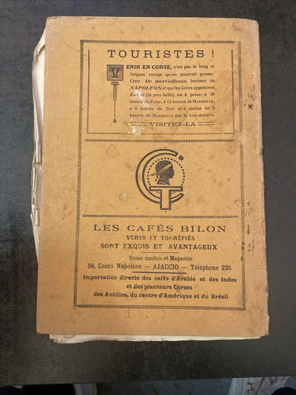 Revue ancienne “La Corse Touristique” – Juin 1929 – couverture illustrée