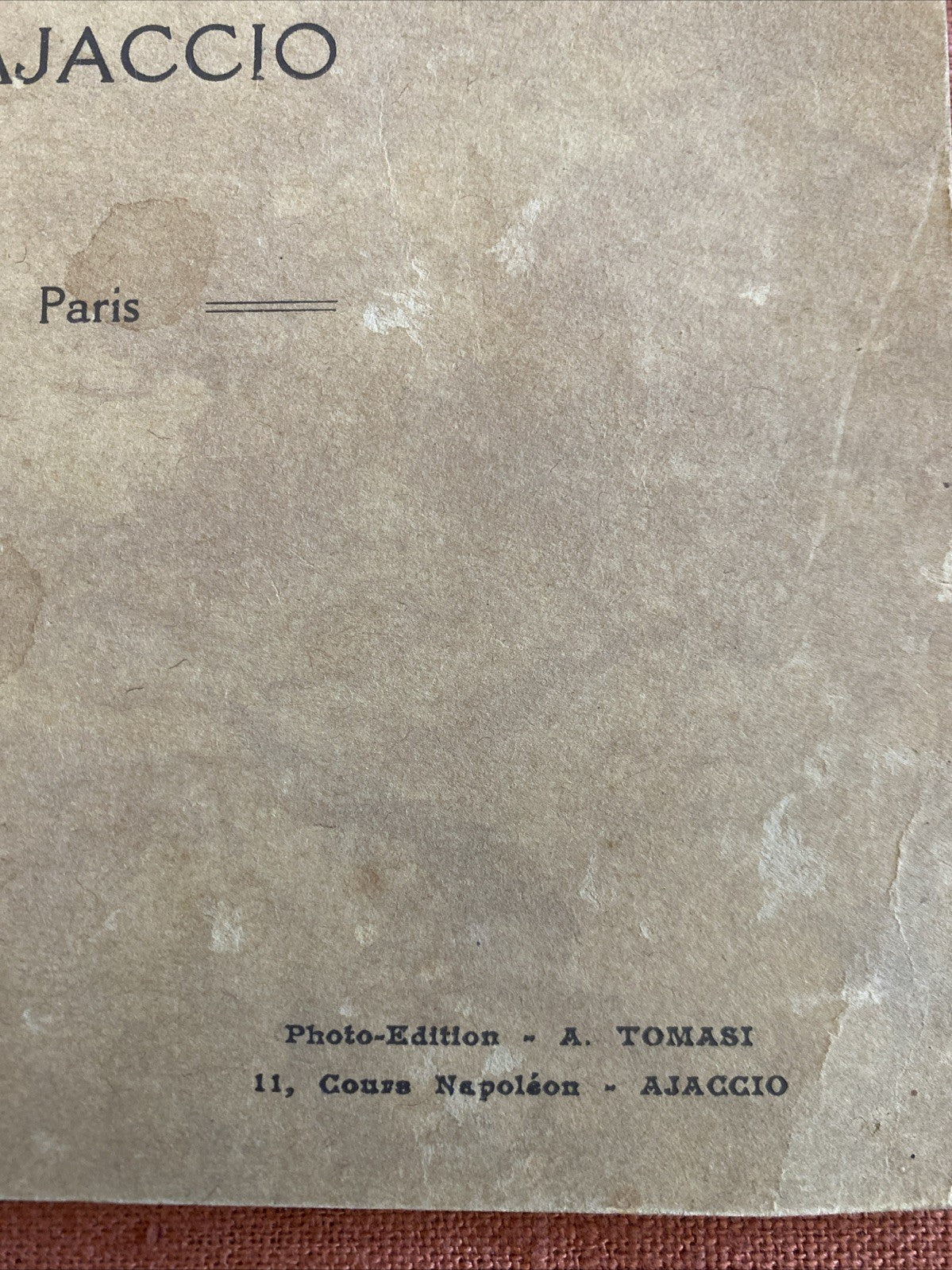 Triduum Fêtes d’Ajaccio 1935 Cardinal Verdier Brochure Ancienne