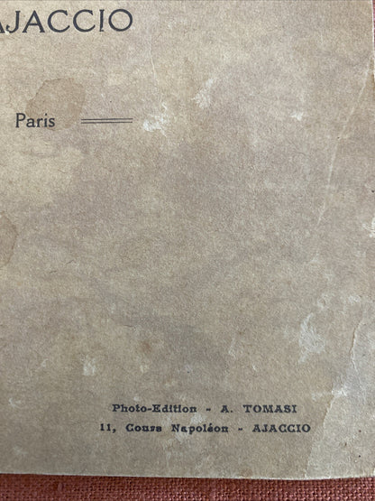 Triduum Fêtes d’Ajaccio 1935 Cardinal Verdier Brochure Ancienne