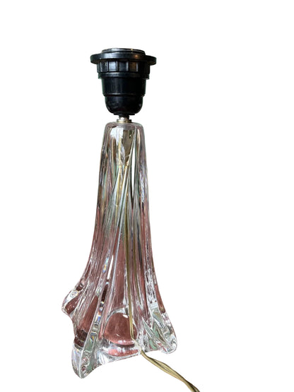 Pied De Lampe En Cristal Daum France