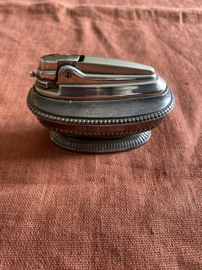 Briquet de table ancien Ronson – métal argenté