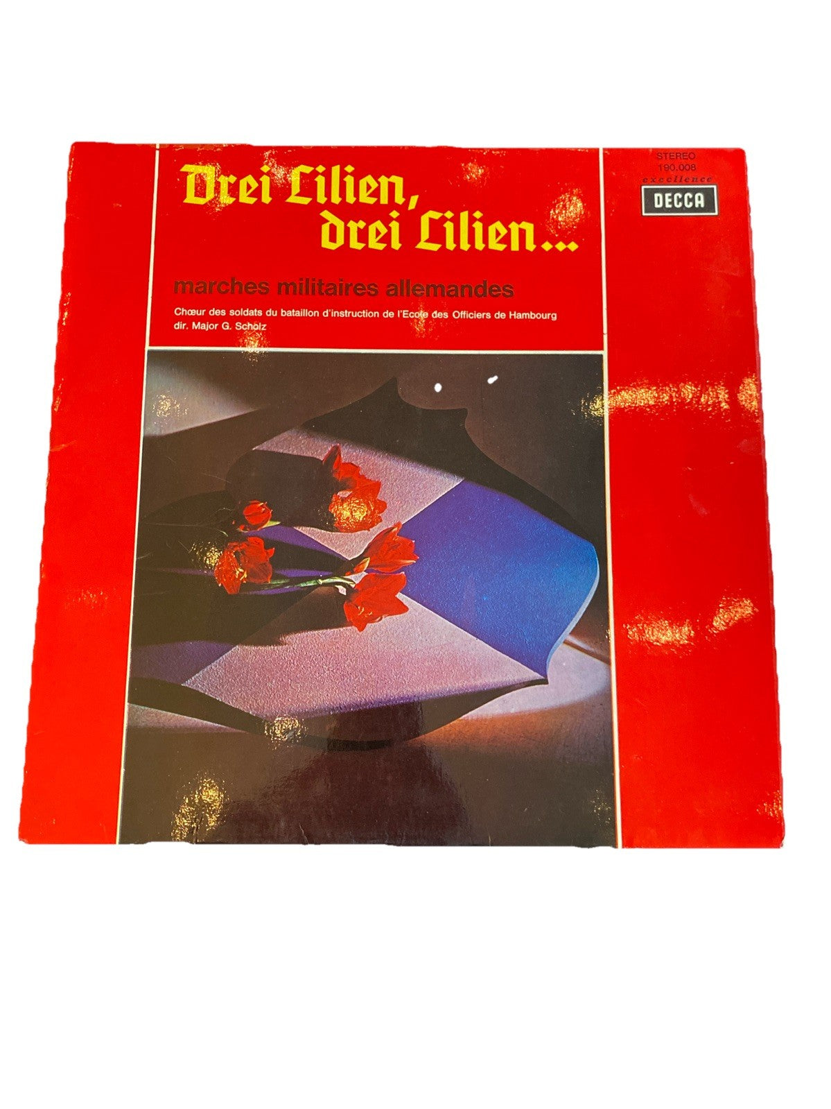 Vinyle 33T Drei Lilien Marches Militaires Allemandes Decca