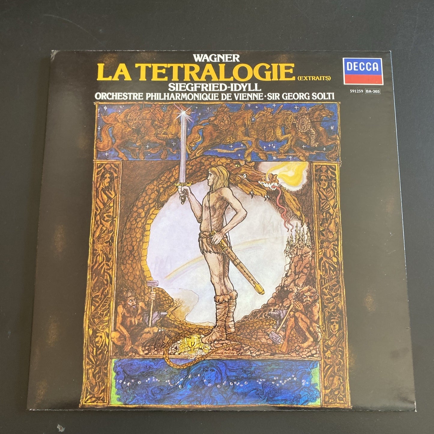 Vinyle 33T Wagner La Tétralogie Solti Orchestre Vienne Decca