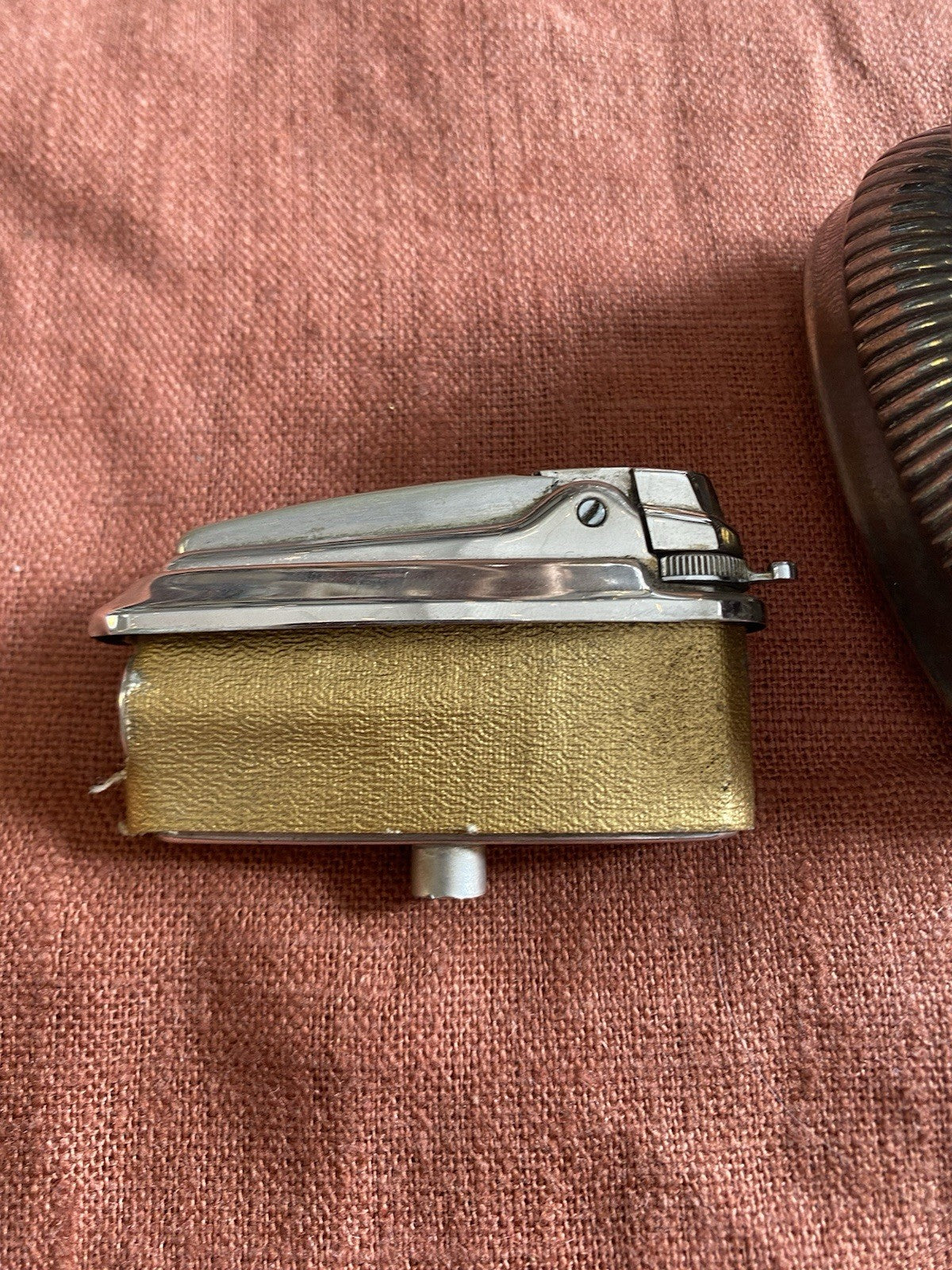 Briquet de table ancien Ronson – métal argenté