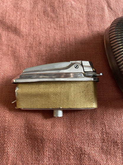 Briquet de table ancien Ronson – métal argenté