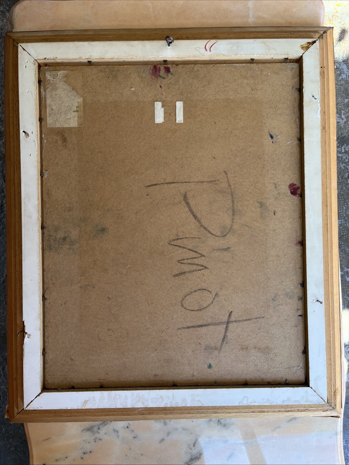 Peinture À L’huile Bouquet De Fleurs Signée M Pinot Vialet