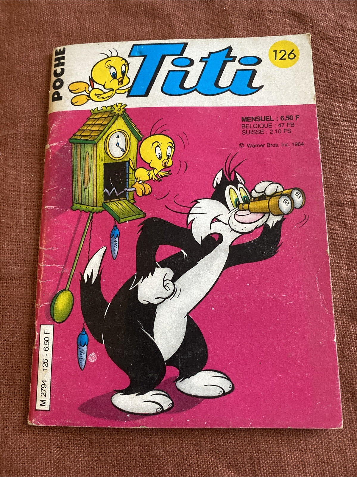 Titi Poche N°126 - 1984 Mensuel / Titi Grosminet Tweety Sylvester / BD Collector