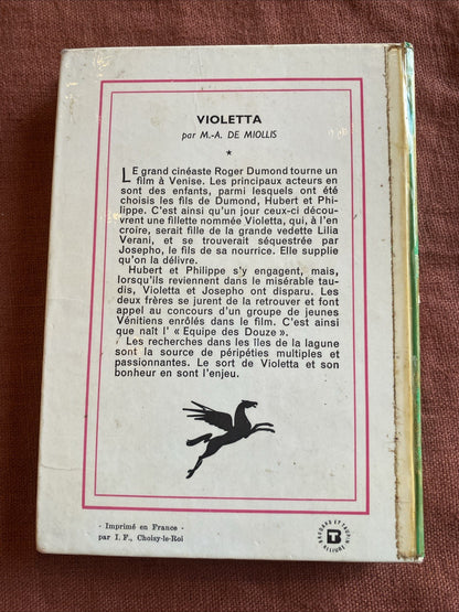 Violetta Marie-Antoinette De Miollis dos du livre