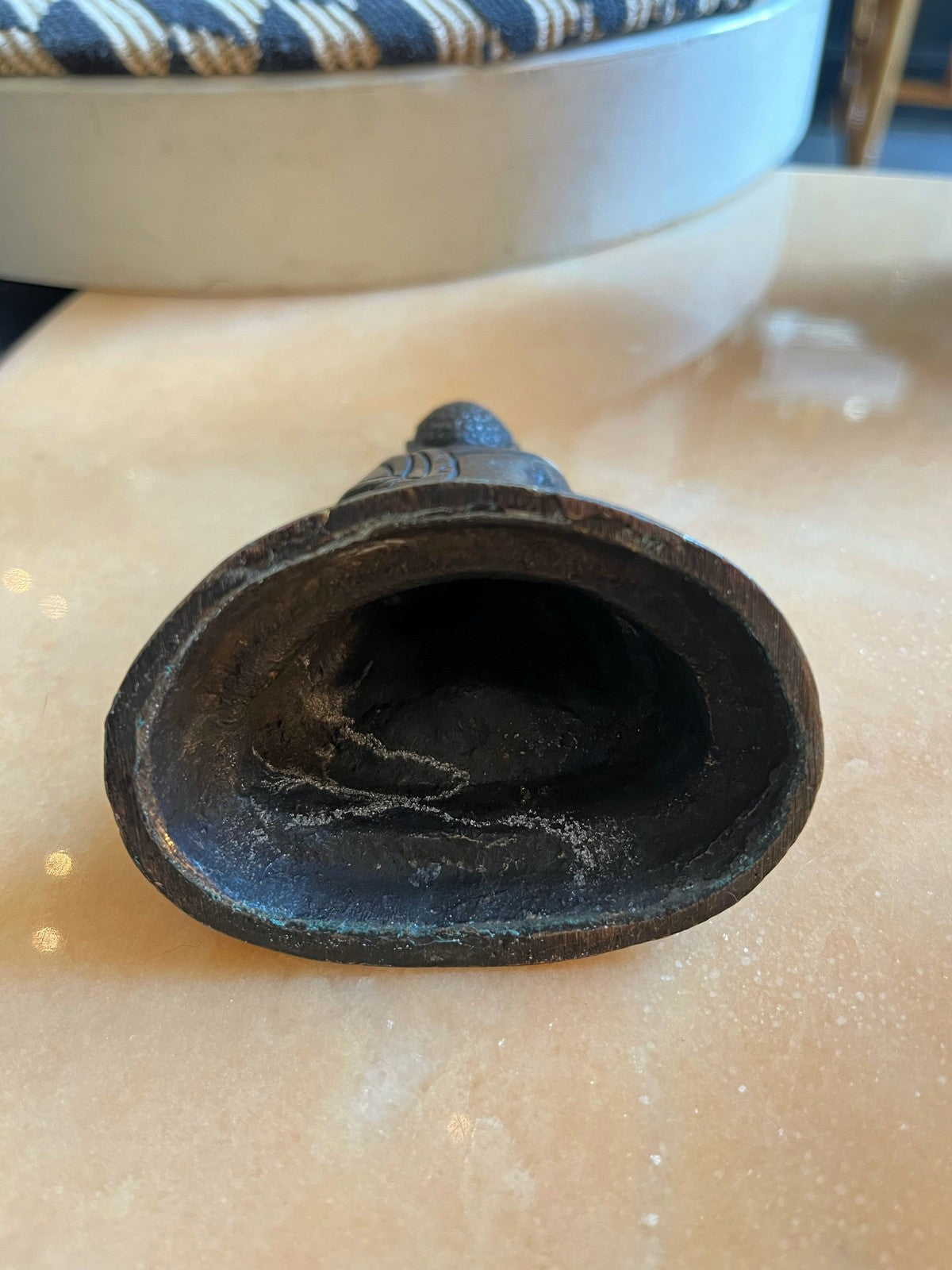 Statuette bouddha en bronze