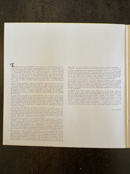 Georges Brassens La Religieuse LP Vinyle Philips Volume 10