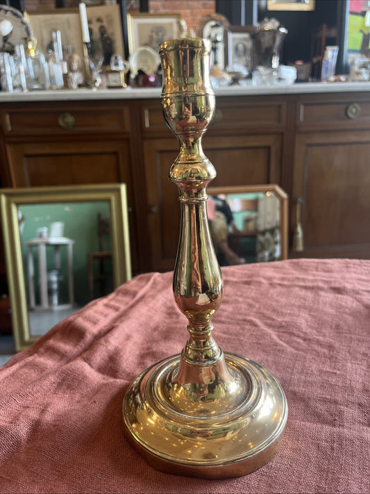 Bougeoir En Bronze Doré
