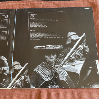 Vinyle 33T Harpe et flûte indiennes Polydor double album vintage