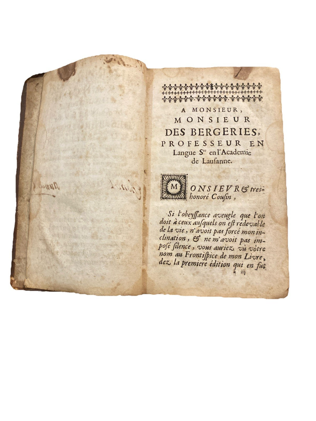 Livre ancien 1683 Chirurgien François Charitable médecine Lyon XVIIe