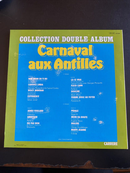 Vinyle 33T Carnaval aux Antilles Double Album Carrere