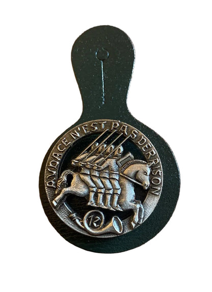 Insigne militaire sur cuir – 12ᵉ Régiment d’Artillerie