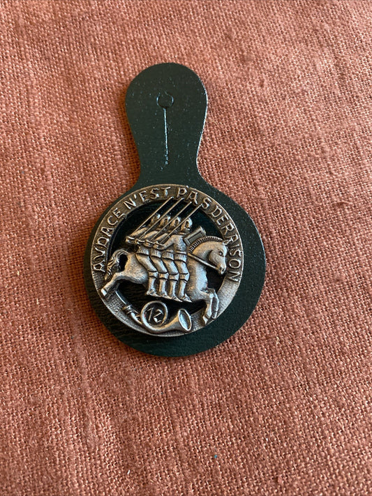 Insigne militaire sur cuir – 12ᵉ Régiment d’Artillerie