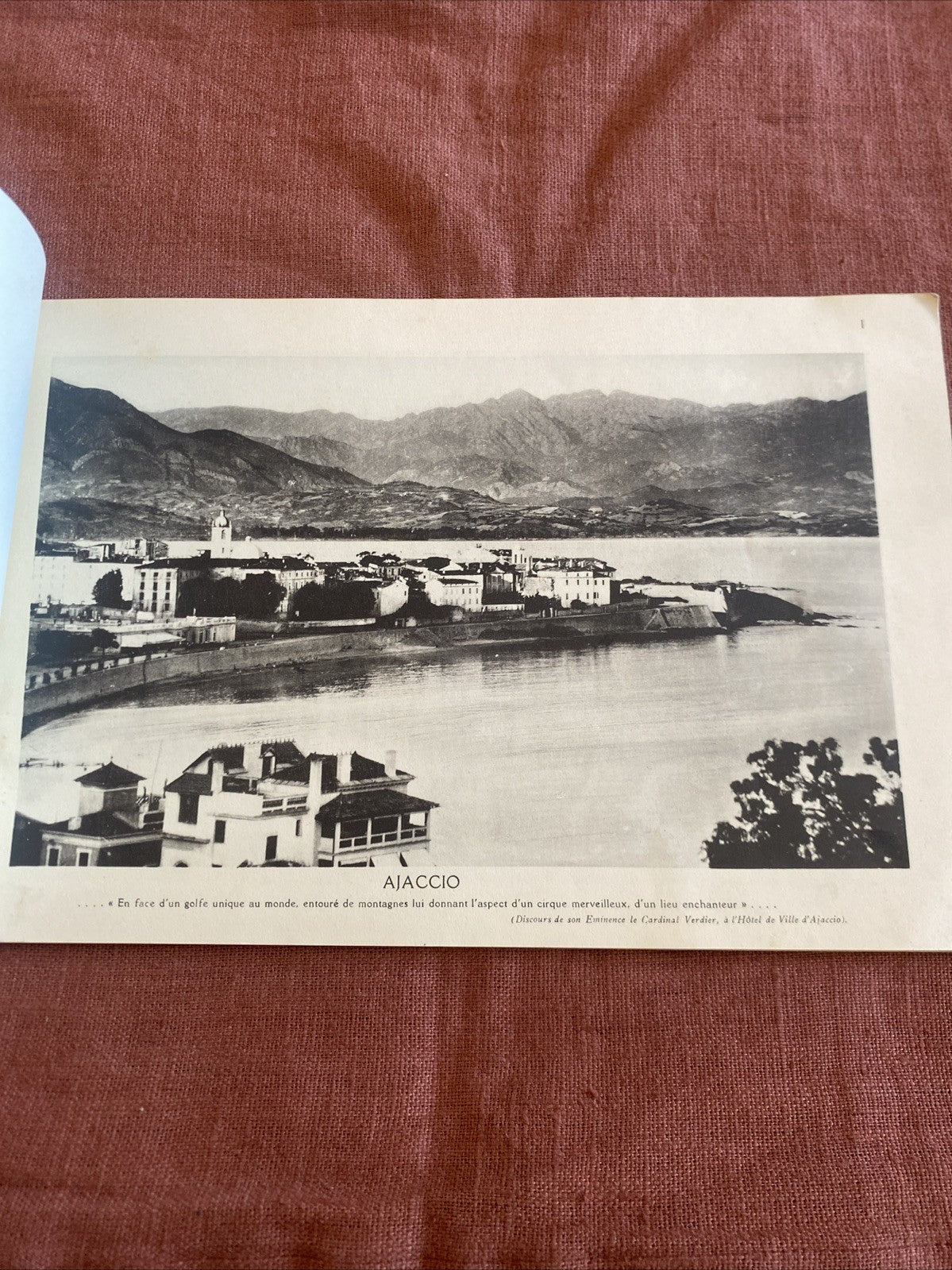 Triduum Fêtes d’Ajaccio 1935 Cardinal Verdier Brochure Ancienne