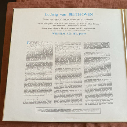 Vinyle 33T Beethoven Sonates Kempff Deutsche Grammophon