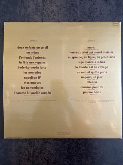 Jean Ferrat Deux Enfants Au Soleil Maria Vinyle LP Barclay Chanson FR