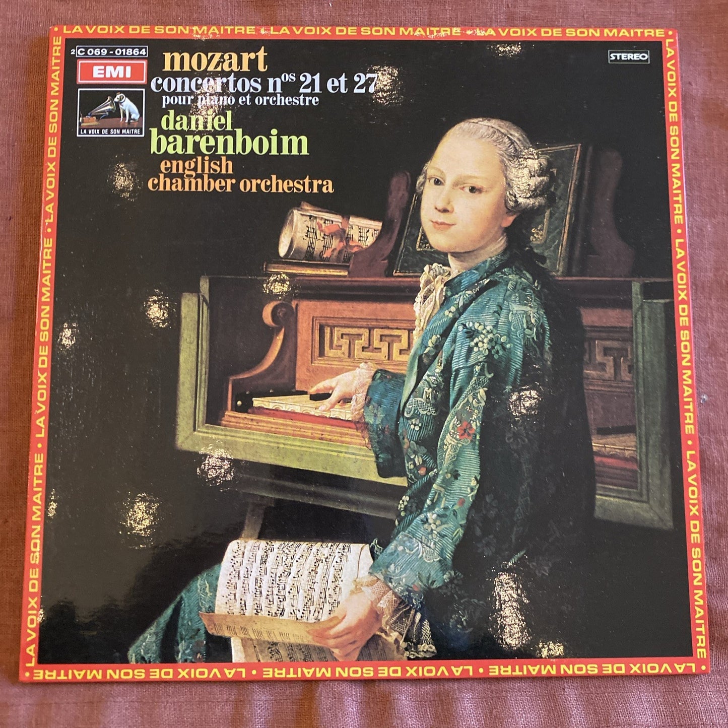 Vinyle LP Mozart Concertos 21 27 Barenboim EMI
