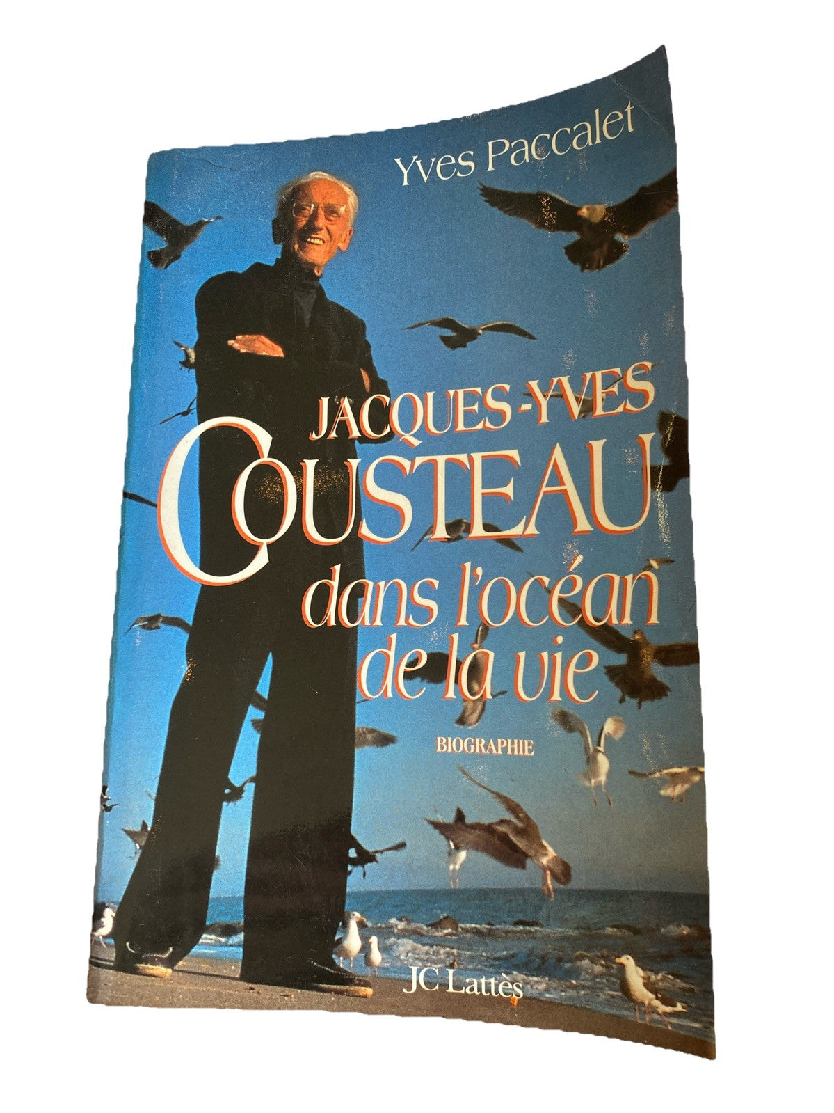 Jacques-Yves Cousteau dans l’océan de la vie Yves Paccalet couverture livre