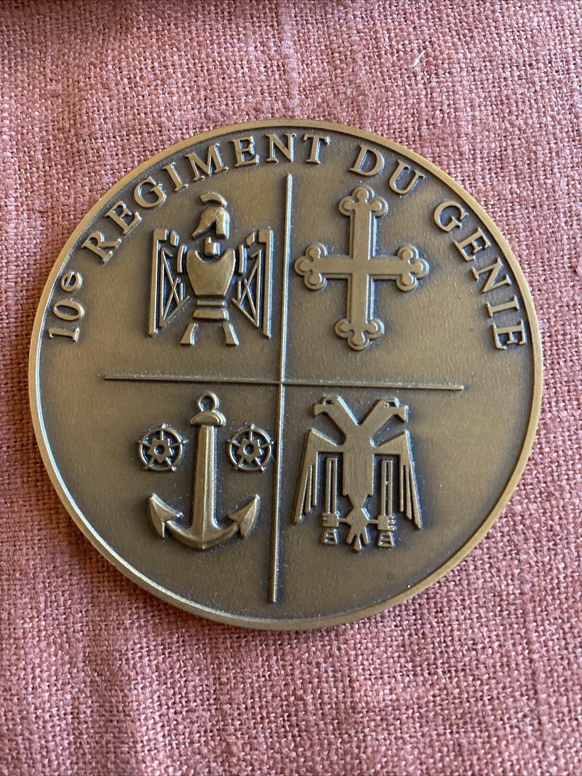 Médaille commémorative du 10e Régiment du Génie (armée française)