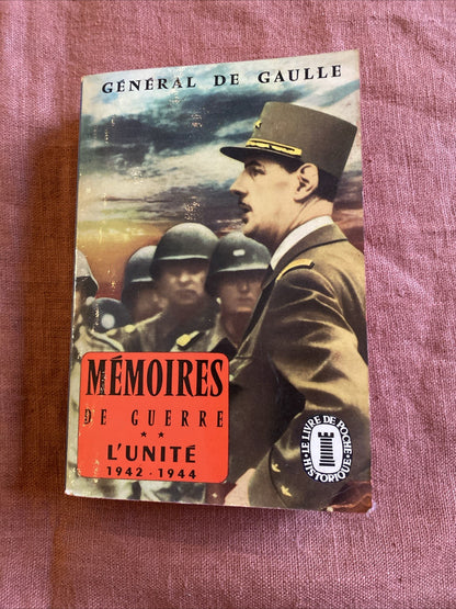 Mémoires de guerre L’unité Charles de Gaulle couverture