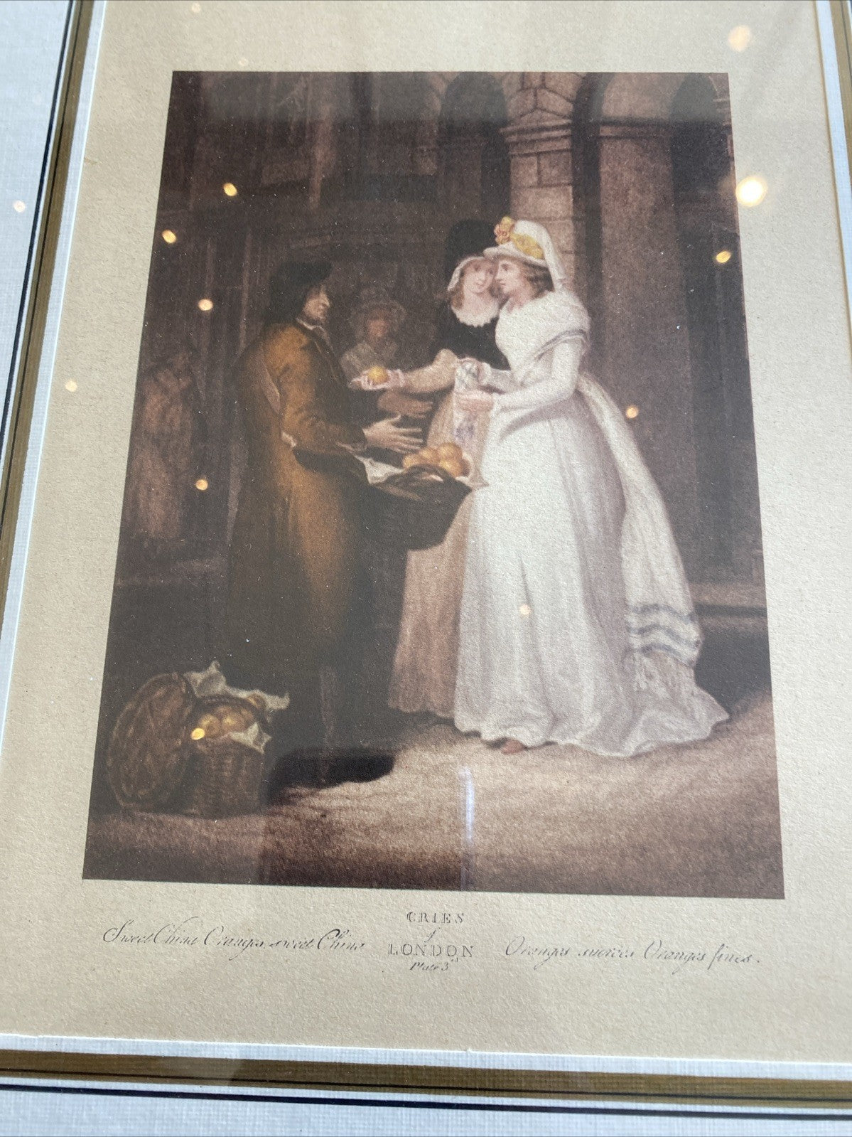 Estampe  Cries of London - Marchand d'Oranges