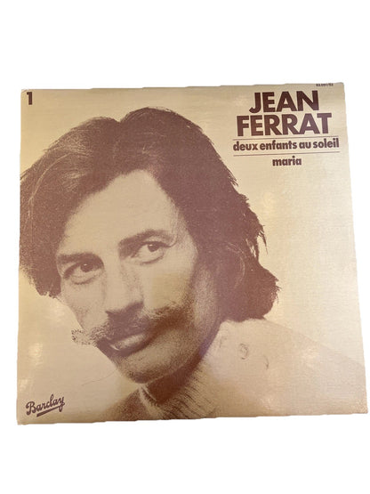 Jean Ferrat Deux Enfants Au Soleil Maria Vinyle LP Barclay Chanson FR