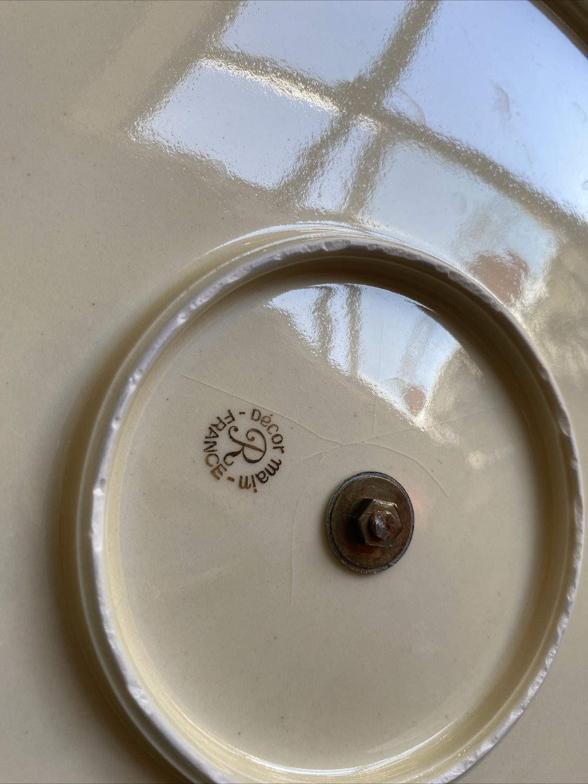 Présentoir À  Fromage Napoléon Josephine Porcelaine Décor Main