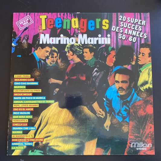 Vinyle 33T Teenagers Marino Marini 20 succès années 50 60