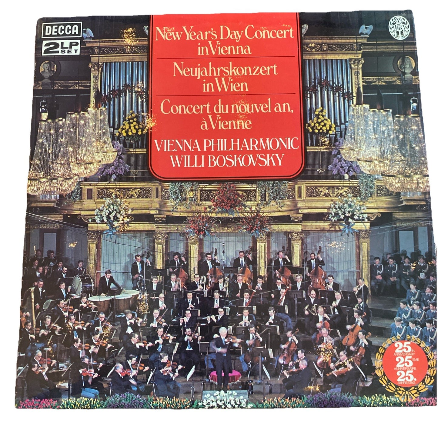 Vinyle 33T Concert du nouvel an Vienne Boskovsky Decca 2LP