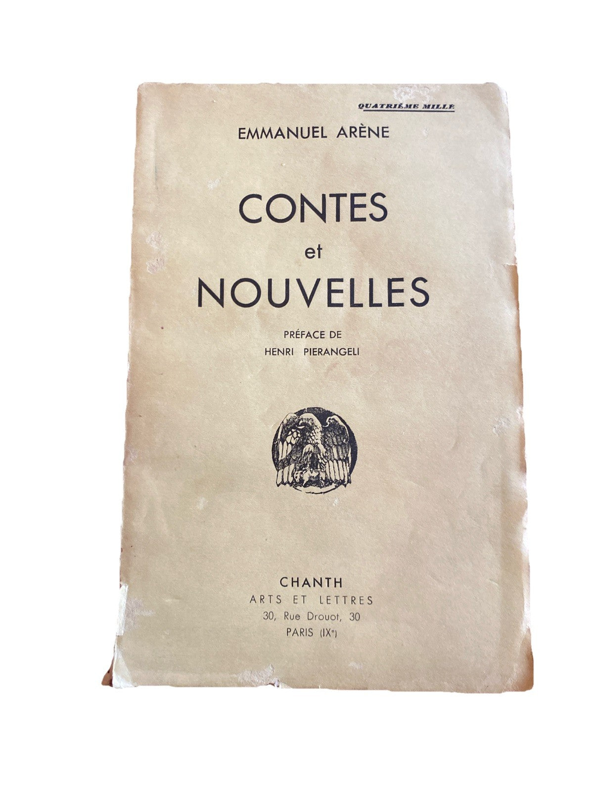 Contes et Nouvelles – Emmanuel Arène – Édition Chanth
