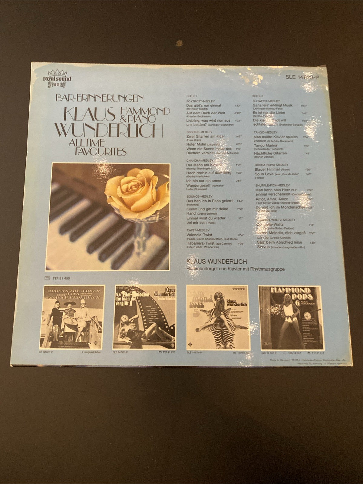 Vinyle Klaus Wunderlich – Bar-Erinnerungen (Alltime Favourites)