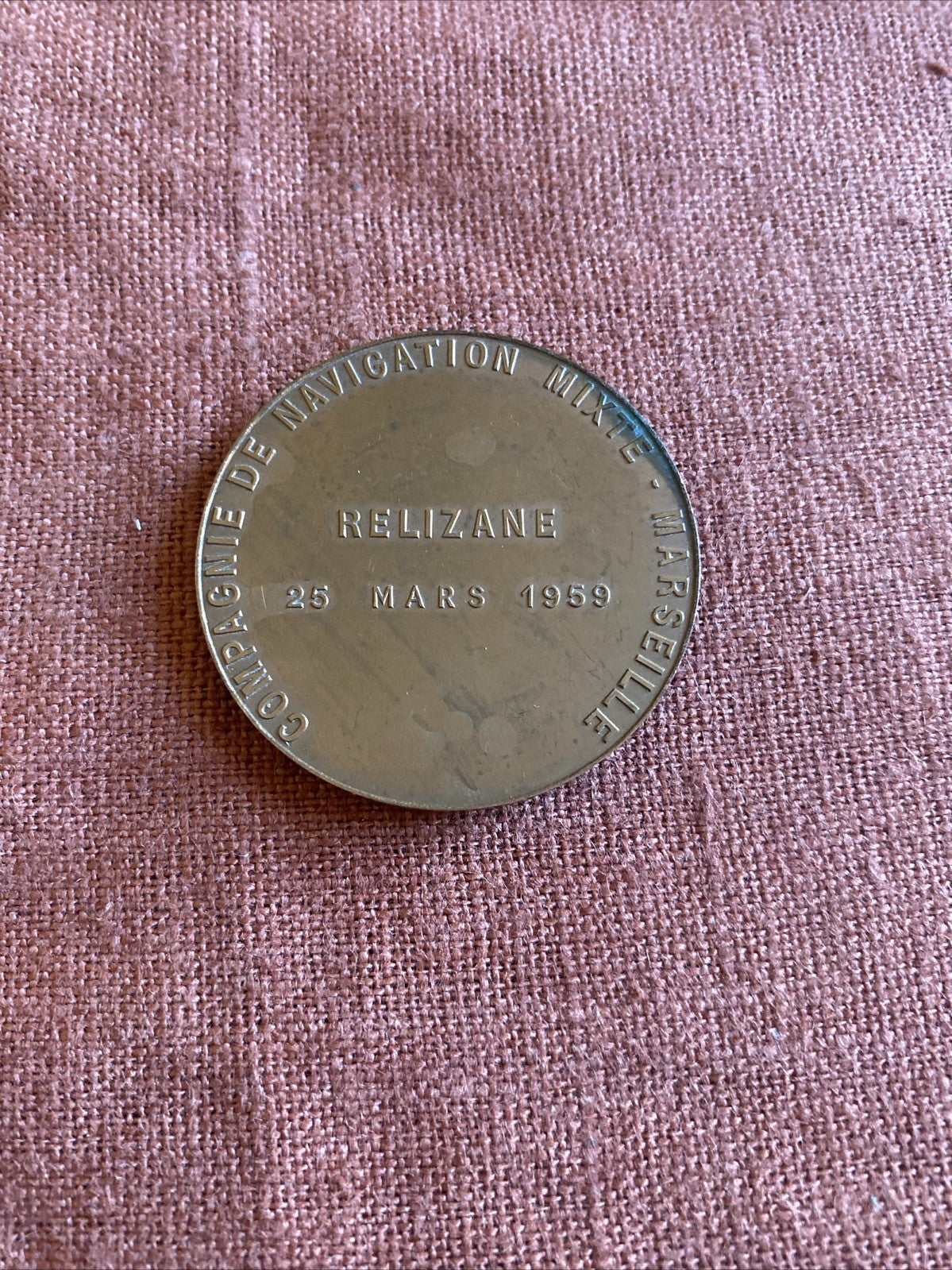 Médaille En Bronze Forges Et Chantiers De La Méditerranée la seyne - Le Havre