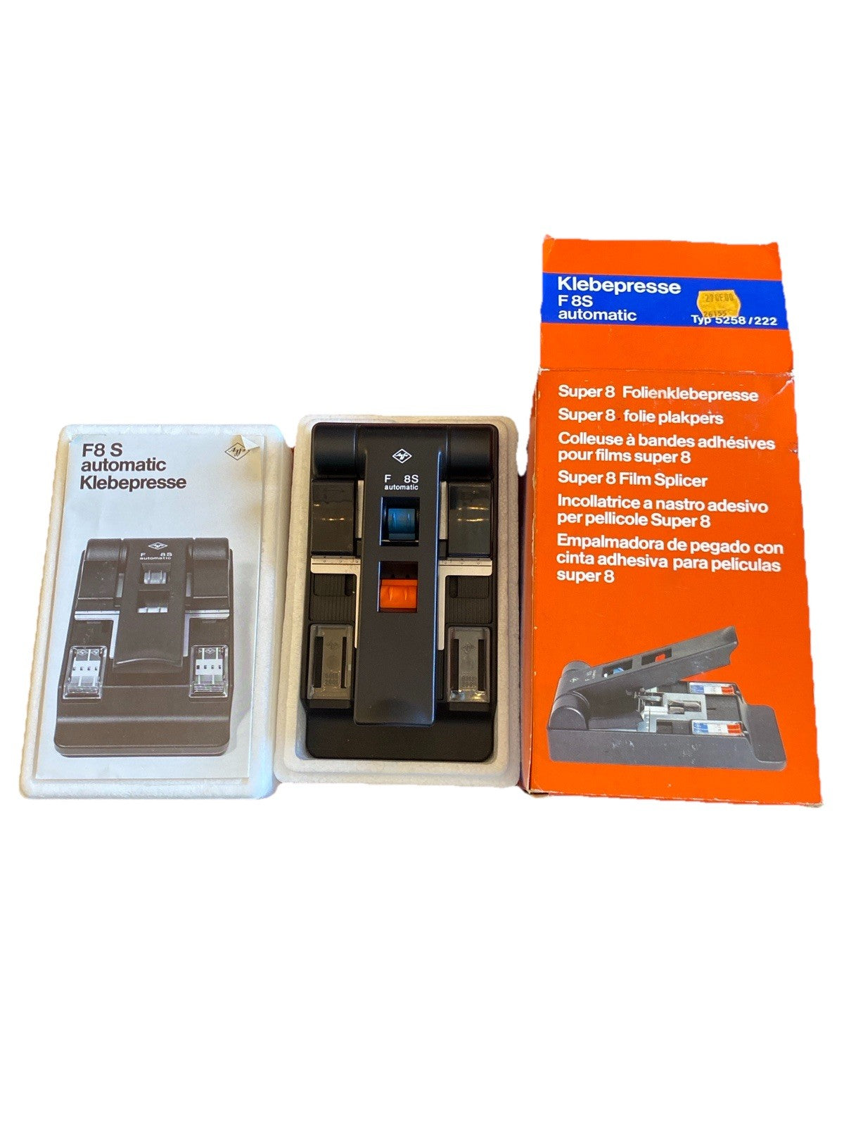 Colleuse Super 8 Agfa F8S Automatic complète boîte + notice