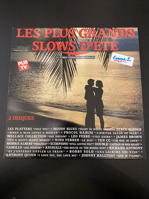 Double vinyle – Les plus grands slows d’été (Europe 2, 2 disques)