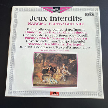 Vinyle 33T Narciso Yepes Jeux interdits guitare Polydor