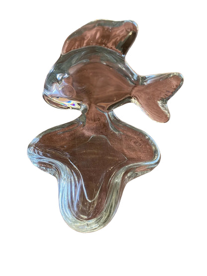 Vide Poche En Cristal Claire Forme De Poisson